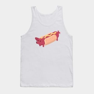 Corgi Fun In A Bun Tank Top